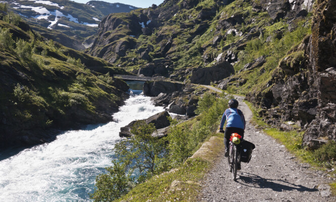POPULÆR: Naturskjønne Rallarvegen er Norges mest populære sykkeltur. Rundt 25.000 syklister legger ut på den 80 km lange strekningen hvert år. FOTO: Shutterstock / NTB Scanpix FOTO: POPULÆR: Naturskjønne Rallarvegen er Norges mest populære sykkeltur. Rundt 25.000 syklister legger ut på den 80 km lange strekningen hvert år. FOTO: Shutterstock / NTB Scanpix FOTO: