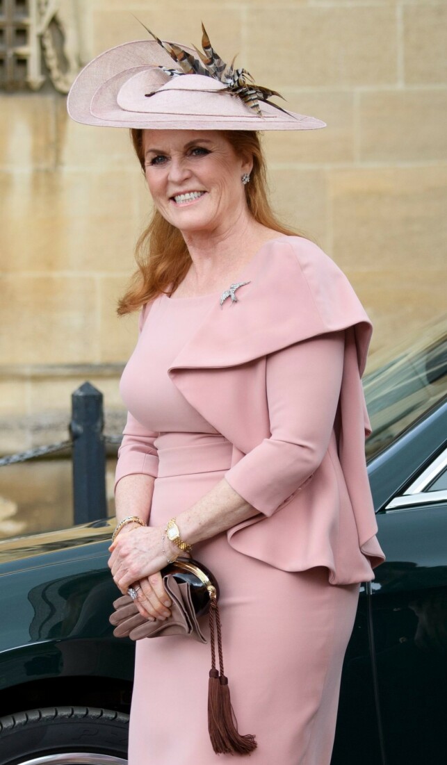 BLID: Hertuginne Sarah av York var en selvskreven gjest i bryllupet. Foto: NTB scanpix BLID: Hertuginne Sarah av York var en selvskreven gjest i bryllupet. Foto: NTB scanpix