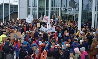 MARS I TROMSØ: Skolestreik for klimaet. MARS I TROMSØ: Skolestreik for klimaet.