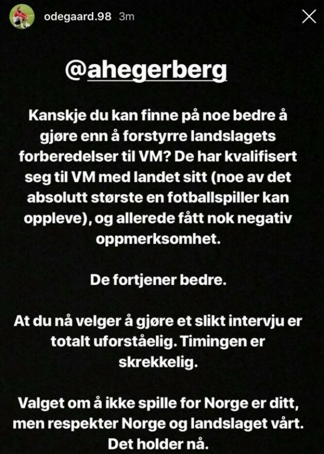 Skjermdump fra Instagram Skjermdump fra Instagram