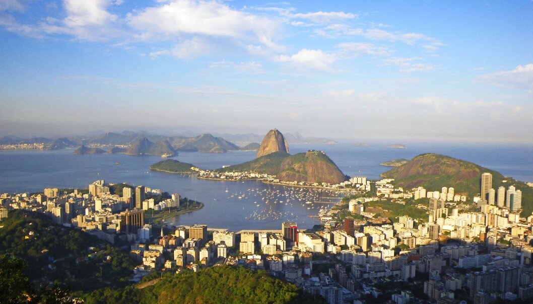 Brasil, 2009.– Rio de Janeiro er den flotteste byen jeg har sett. Her sett oppe fra Kristus-statuen. Jeg besøkte byen på nytt under karnevalet i 2015. FOTO: Privat Brasil, 2009.– Rio de Janeiro er den flotteste byen jeg har sett. Her sett oppe fra Kristus-statuen. Jeg besøkte byen på nytt under karnevalet i 2015. FOTO: Privat