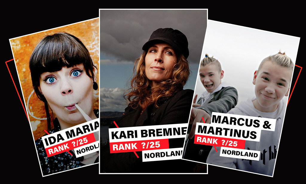 DAGBLADET KÅRER: Dagbladet kårer de beste artistene/bandene fra Nordland de siste 40 åra. Illustrasjon: Liselotte Hauer Kind / Dagbladet DAGBLADET KÅRER: Dagbladet kårer de beste artistene/bandene fra Nordland de siste 40 åra. Illustrasjon: Liselotte Hauer Kind / Dagbladet