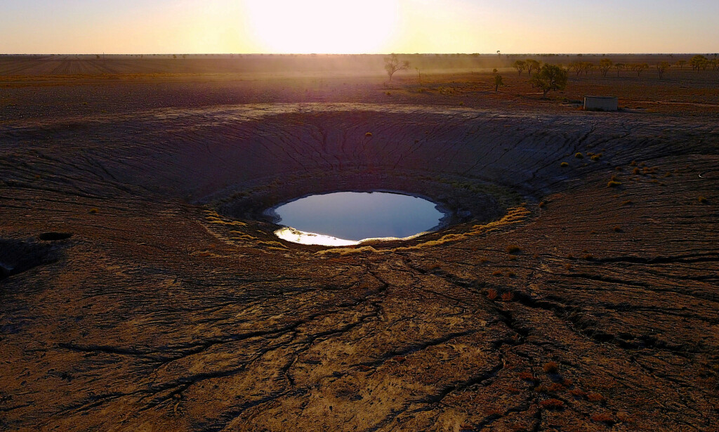 LITE VANN: Et reservoar i New South Wales fra i fjor sommer. Foto: Reuters / NTB Scanpix LITE VANN: Et reservoar i New South Wales fra i fjor sommer. Foto: Reuters / NTB Scanpix