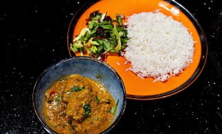 HOVEDRETTEN: En indisk klassiker, chicken tikka masala. HOVEDRETTEN: En indisk klassiker, chicken tikka masala.