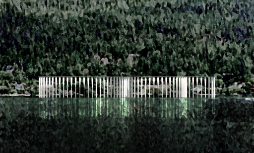 FRA VANNET: Arkitektene illustrerer hvordan monumentet speiler seg i vannet hvis du kommer fra sjøsiden. Illustrasjon: Manthey Kula Arkitekter / Statsbygg FRA VANNET: Arkitektene illustrerer hvordan monumentet speiler seg i vannet hvis du kommer fra sjøsiden. Illustrasjon: Manthey Kula Arkitekter / Statsbygg