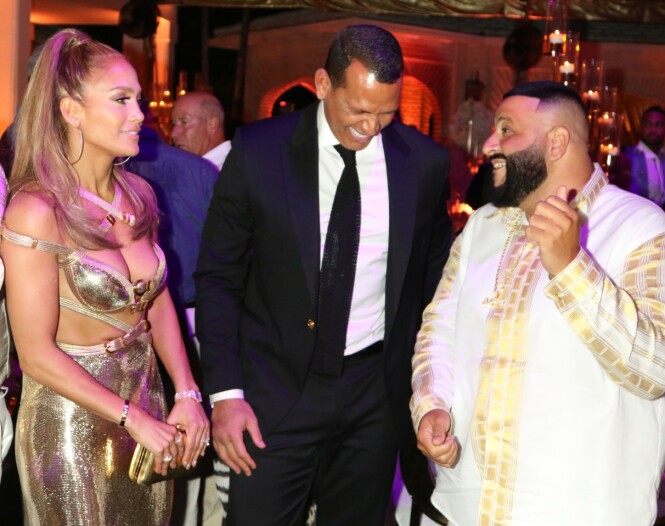 <strong>MED BURSDAGSBARNET:</strong> Jennifer Lopez, Alex Rodriguez og Dj Khaled. Foto: Scanpix <strong>MED BURSDAGSBARNET:</strong> Jennifer Lopez, Alex Rodriguez og Dj Khaled. Foto: Scanpix