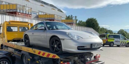 image: Porsche-drama i Troms: - Flaks det ikke gikk galt