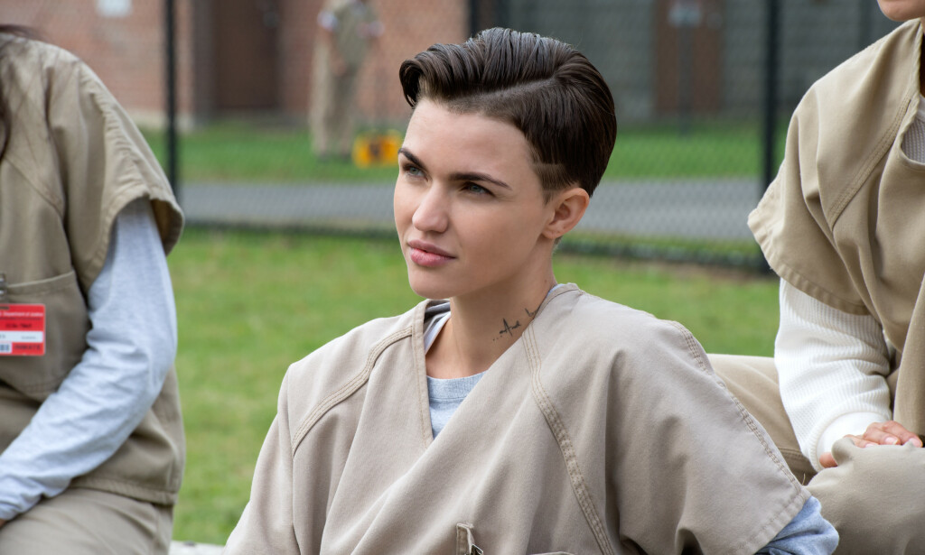 INTERNASJONALT GJENNOMBRUDD: Ruby Rose levde et alt annet enn glamorøst liv før hun kapret rollen som Stella i «Orange is the New Black». Foto: JoJo Whilden / Netflix INTERNASJONALT GJENNOMBRUDD: Ruby Rose levde et alt annet enn glamorøst liv før hun kapret rollen som Stella i «Orange is the New Black». Foto: JoJo Whilden / Netflix