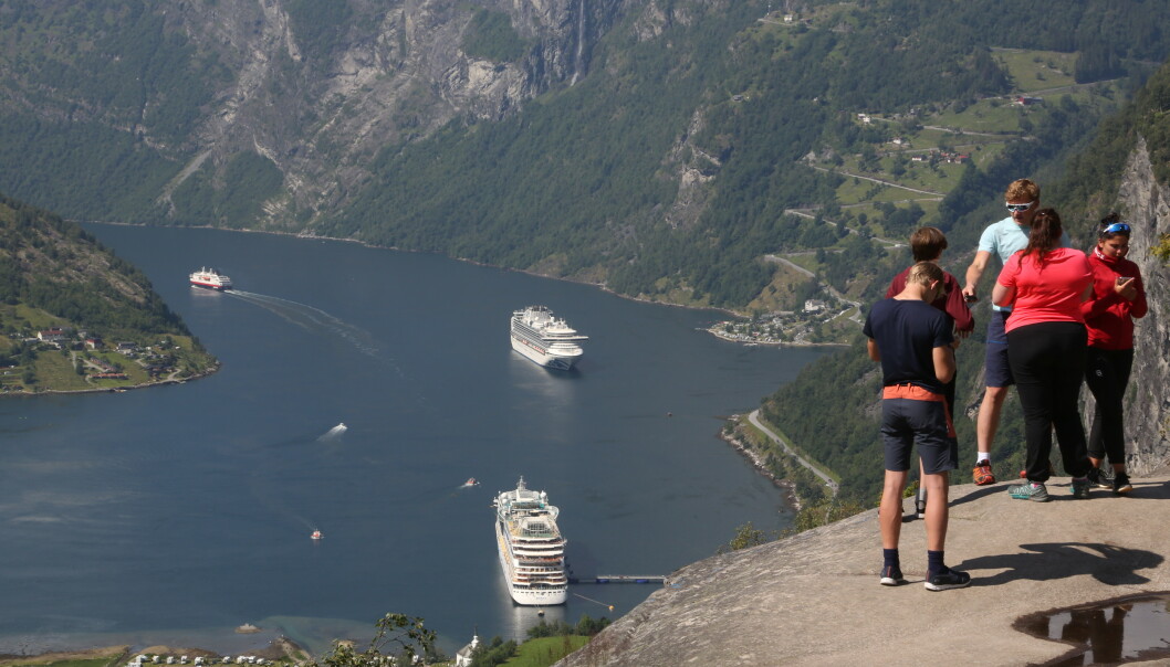<strong>POPULÆRT:</strong> Geiranger er en av landets mest populære turiststeder og har ca 1 million gjester i løpet av få sommermåneder. Foto: Odd Roar Lange/The Travel Inspector <strong>POPULÆRT:</strong> Geiranger er en av landets mest populære turiststeder og har ca 1 million gjester i løpet av få sommermåneder. Foto: Odd Roar Lange/The Travel Inspector