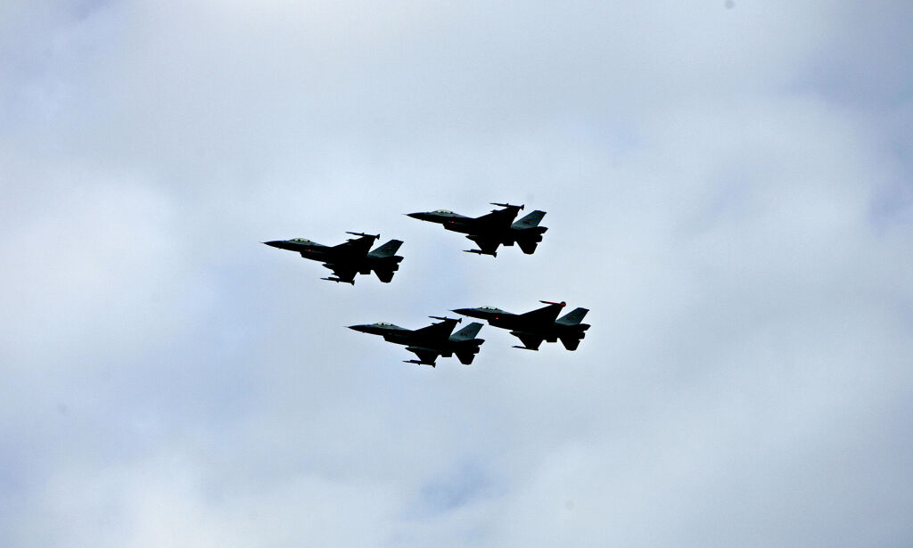 image: Norske F-16 måtte rykke ut tre ganger på én dag