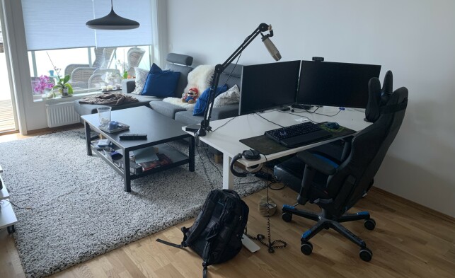 - Er litt heldig med bosted, for jeg kjøpte en 45 kvadratmeter leilighet for fire år siden, forteller Håvard Nordlie Mathisen. 📸: Privat - Er litt heldig med bosted, for jeg kjøpte en 45 kvadratmeter leilighet for fire år siden, forteller Håvard Nordlie Mathisen. 📸: Privat