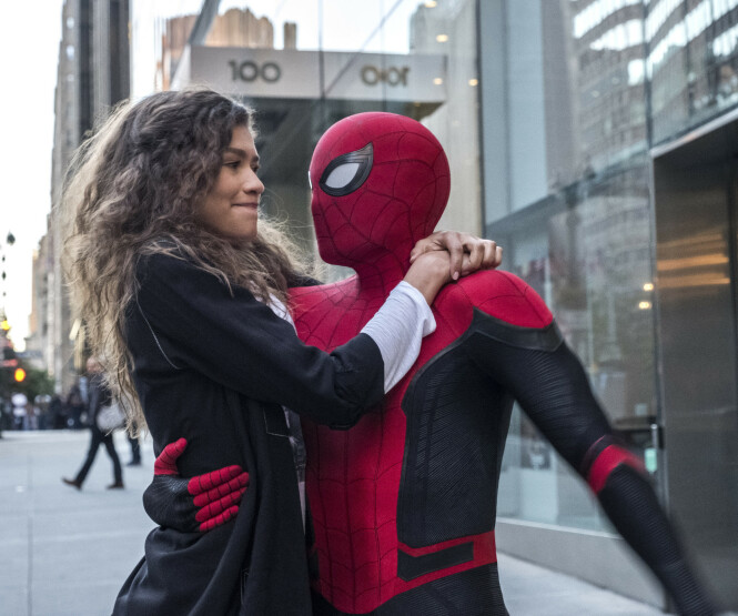 SPIDER-MAN: Zendaya (t.v.) har en av rollene i de nyeste Spider-Man-filmene. Foto: Scanpix SPIDER-MAN: Zendaya (t.v.) har en av rollene i de nyeste Spider-Man-filmene. Foto: Scanpix