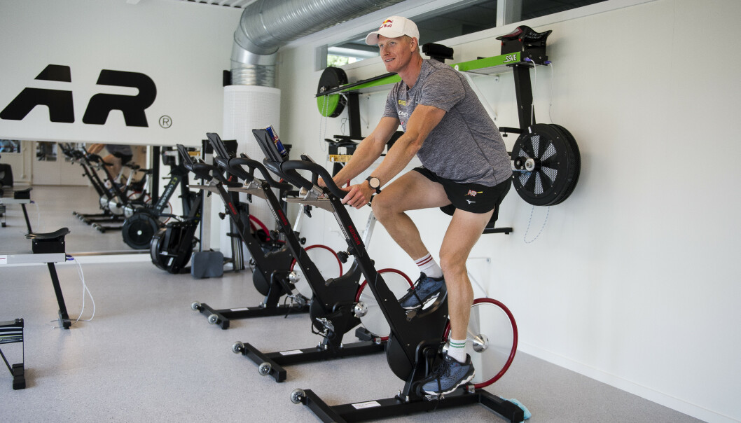 SYKKELØKT: Borch trener mye på Olympiatoppen. Foto: Carina Johansen / Dagbladet SYKKELØKT: Borch trener mye på Olympiatoppen. Foto: Carina Johansen / Dagbladet