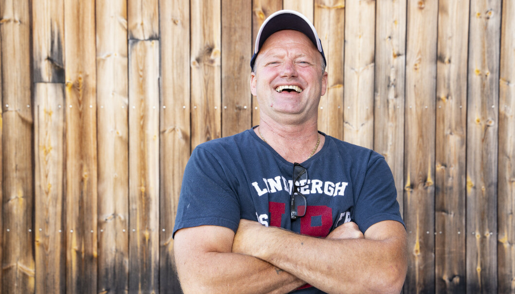 - EN RAMP: Anleggsarbeider Terje Leer (53). Foto: Tor Lindseth / Se og Hør - EN RAMP: Anleggsarbeider Terje Leer (53). Foto: Tor Lindseth / Se og Hør