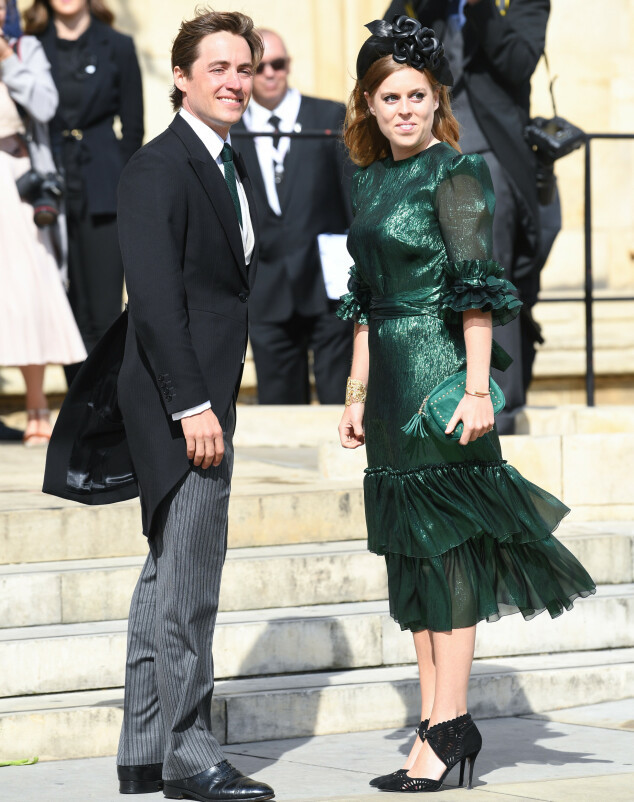 <strong>KONGELIGE GJESTER:</strong> Prinsesse Beatrice og kjæresten Edoardo Mapelli Mozzi var selvskrevne gjester. Foto: NTB Scanpix <strong>KONGELIGE GJESTER:</strong> Prinsesse Beatrice og kjæresten Edoardo Mapelli Mozzi var selvskrevne gjester. Foto: NTB Scanpix