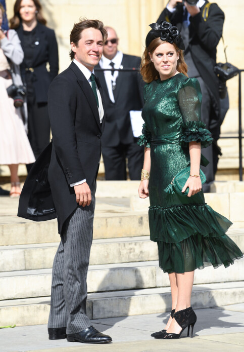 KONGELIGE GJESTER: Prinsesse Beatrice og og kjæresten Edoardo Mapelli Mozzi var blant gjestene. Foto: NTB Scanpix KONGELIGE GJESTER: Prinsesse Beatrice og og kjæresten Edoardo Mapelli Mozzi var blant gjestene. Foto: NTB Scanpix