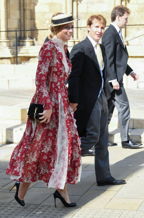 MED KONA: Artisten James Blunt var også blant gjestene og kom sammen med kona Sofia Wellesley. Foto: NTB Scanpix MED KONA: Artisten James Blunt var også blant gjestene og kom sammen med kona Sofia Wellesley. Foto: NTB Scanpix