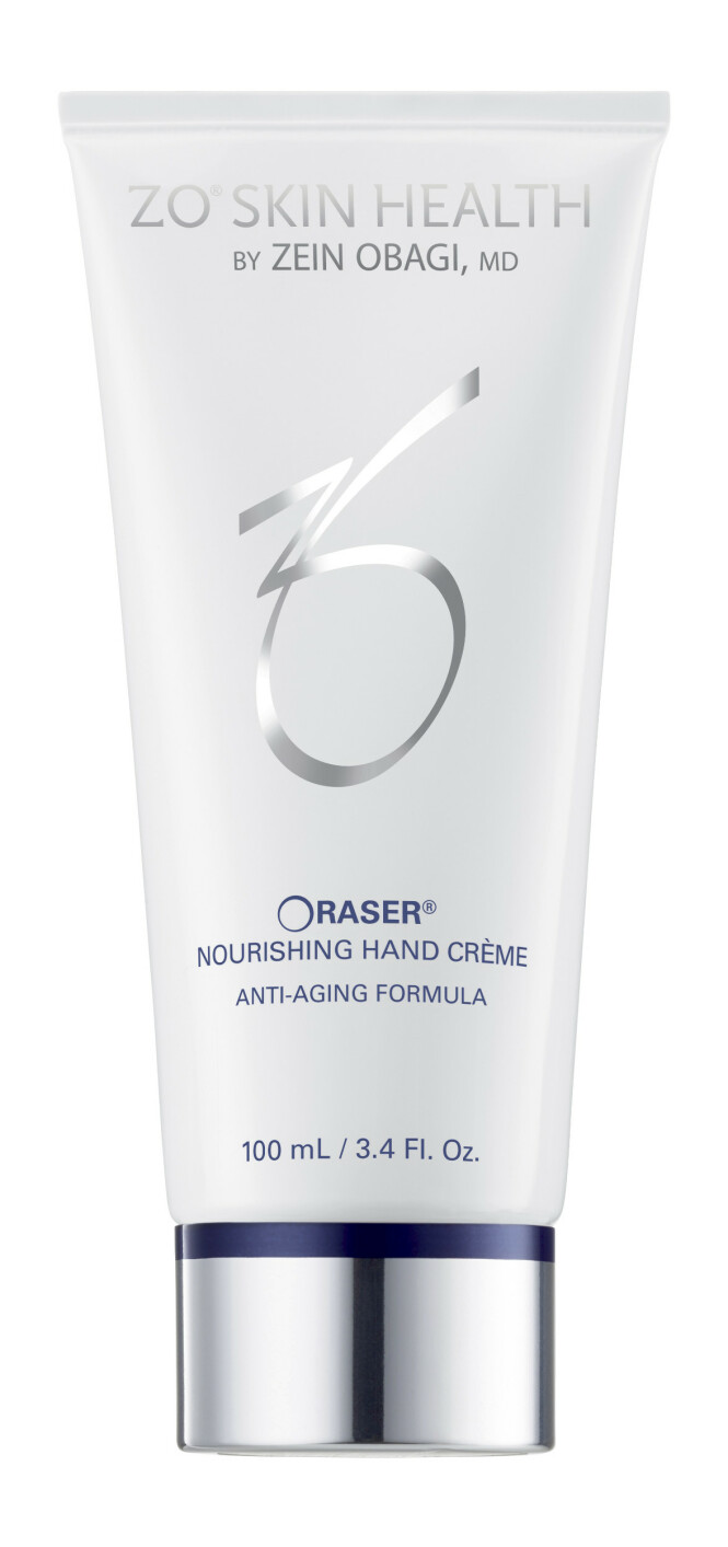 Med SPF 20, retinol, kraftige antioksidanter og et aminosyrekompleks for å jevne ut hudtonen og fjerne fine linjer (kr 695, Oraser Nourishing Hand Crème). FOTO: Produsenten Med SPF 20, retinol, kraftige antioksidanter og et aminosyrekompleks for å jevne ut hudtonen og fjerne fine linjer (kr 695, Oraser Nourishing Hand Crème). FOTO: Produsenten