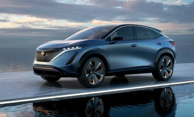 FREMTIDEN: Ariya skal vise hvordan Nissans fremtidige bildesign vil se ut. Foto: Nissan FREMTIDEN: Ariya skal vise hvordan Nissans fremtidige bildesign vil se ut. Foto: Nissan