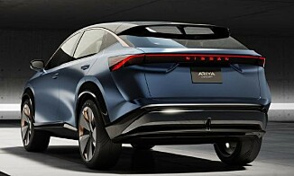 BAK: Ariyas bakside skal vise bilens «muskuløse» design. Foto: Nissan BAK: Ariyas bakside skal vise bilens «muskuløse» design. Foto: Nissan