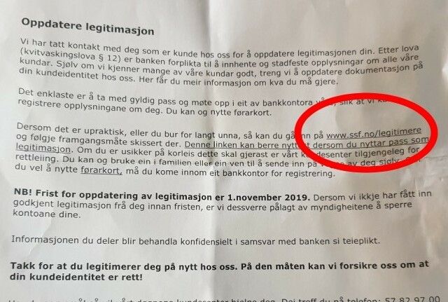 Oppdatert Legitimasjon I Banken Sparebank 1 Begynner A Sperre