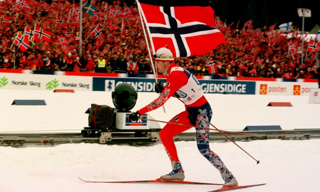 Gull og glitter: Fluorsmøringen har sørget for glid og gull for Norge i mer enn 30 år. Her fra VM på hjemmebane i Trondheim i 1997. Foto: Rune Petter Ness, NTB Scanpix Gull og glitter: Fluorsmøringen har sørget for glid og gull for Norge i mer enn 30 år. Her fra VM på hjemmebane i Trondheim i 1997. Foto: Rune Petter Ness, NTB Scanpix