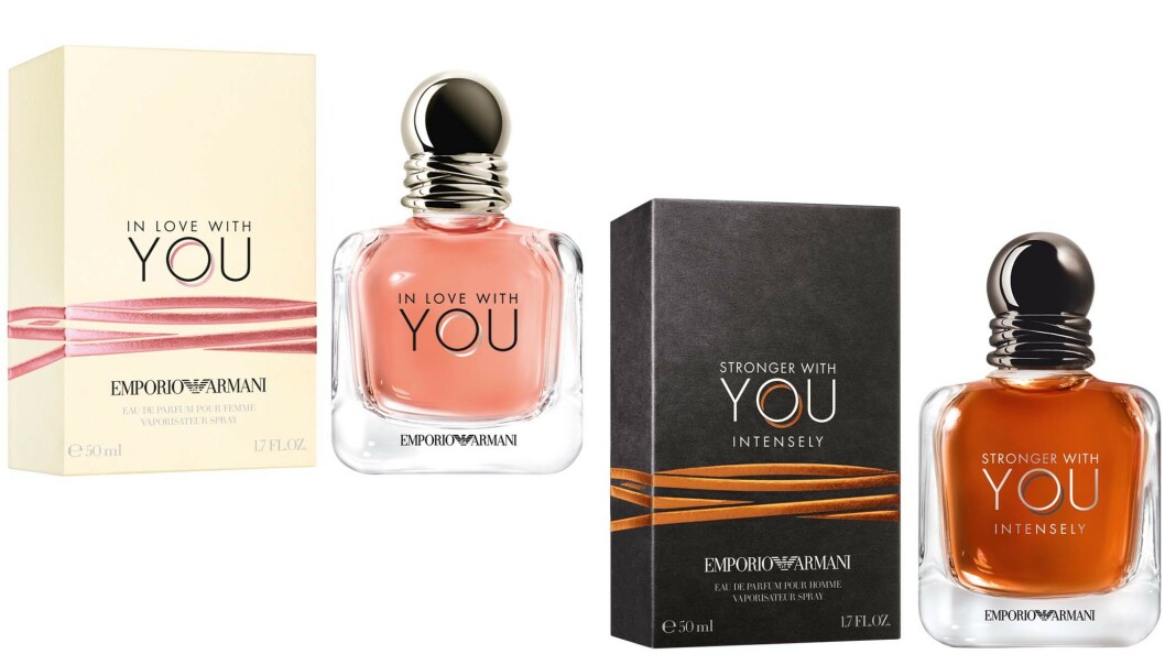 Parfymer for han og henne fra Giorgio Armani. Parfymer for han og henne fra Giorgio Armani.