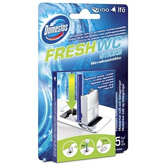 DUSJSTAV: En dusjstav som du monterer i do er et annet alternativ for å kamuflere vond lukt på toalettet. Foto: Produsent/Domestos. DUSJSTAV: En dusjstav som du monterer i do er et annet alternativ for å kamuflere vond lukt på toalettet. Foto: Produsent/Domestos.