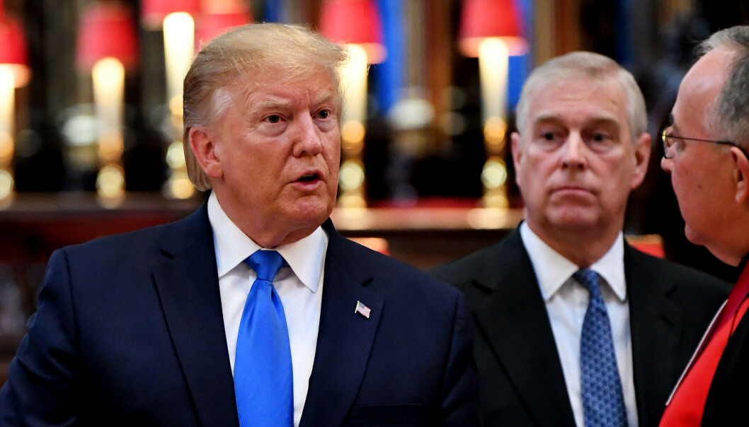 MØTTES: I juni møttes Andrew og Trump ved minst to anledninger under Trump-familiens Storbritannia-besøk. Foto: NTB Scanpix MØTTES: I juni møttes Andrew og Trump ved minst to anledninger under Trump-familiens Storbritannia-besøk. Foto: NTB Scanpix