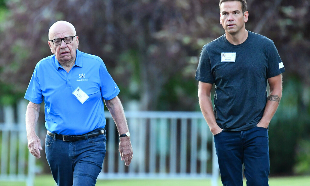 KJØPTE: Lachlan Murdoch sammen med faren, mediemogulen Rupert Murdoch. Foto: Rob Latour/REX KJØPTE: Lachlan Murdoch sammen med faren, mediemogulen Rupert Murdoch. Foto: Rob Latour/REX