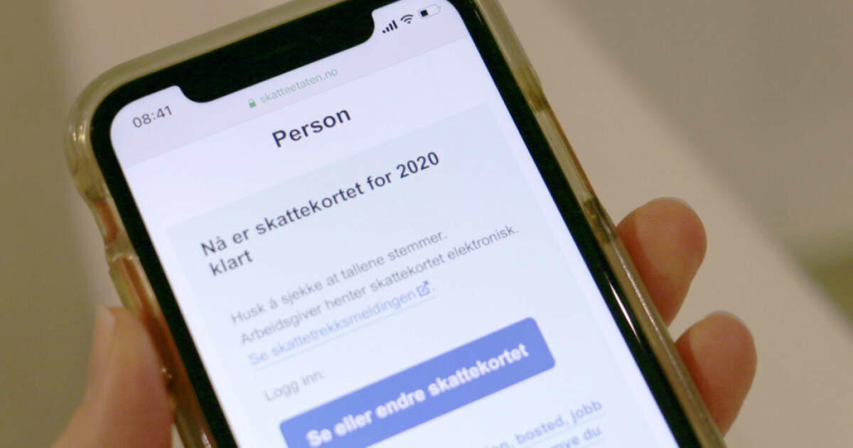Skattekort For 2020 Ny Beregning Kan Gi Feil Skattetrekk Dinside