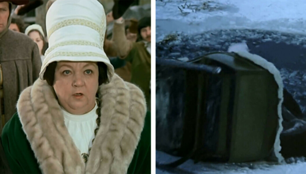 <strong>BRUKTE STUNTMENN:</strong> Carola Braunbock fikk ikke lov å gå ut i vannet selv, fordi produsentene mente det var for farlig. Isteden brukte de stuntmenn. Foto: DEFA <strong>BRUKTE STUNTMENN:</strong> Carola Braunbock fikk ikke lov å gå ut i vannet selv, fordi produsentene mente det var for farlig. Isteden brukte de stuntmenn. Foto: DEFA