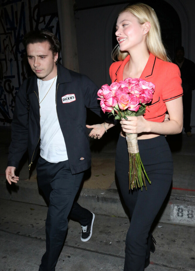 DATE: Brooklyn Beckham og Nicola Peltz på middagsdate i Los Angeles tirsdag kveld. Foto: NTB Scanpix DATE: Brooklyn Beckham og Nicola Peltz på middagsdate i Los Angeles tirsdag kveld. Foto: NTB Scanpix