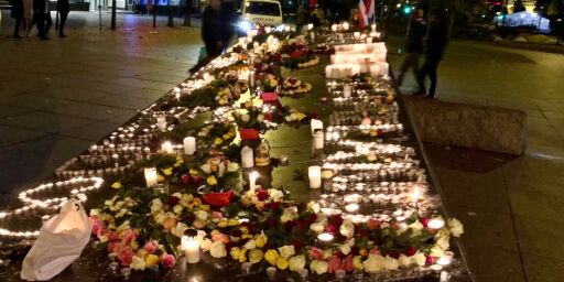 image: Tente lys for brannofrene i Bergen