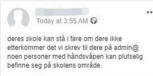 image: Trussel mot over 20 skoler