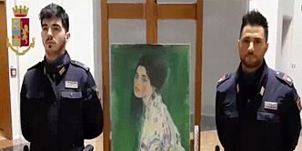 image: Stjålet kunstverk funnet skjult i vegg i Italia