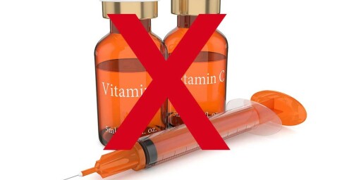 Nei, C-vitamin har ingen effekt