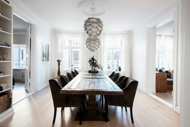 SPISESTUE: Leiligheten har egen spisestue. Foto: Studio Oslo / Privatmegleren SPISESTUE: Leiligheten har egen spisestue. Foto: Studio Oslo / Privatmegleren