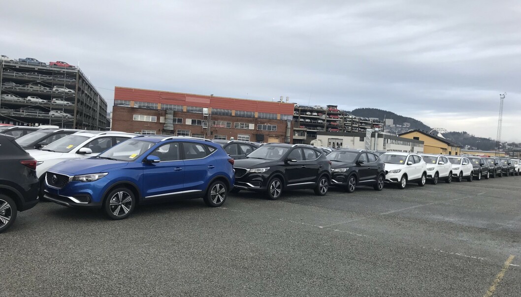 200 BILER: Det har allerede kommet et anstendig antall til landet. Foto: MG 200 BILER: Det har allerede kommet et anstendig antall til landet. Foto: MG