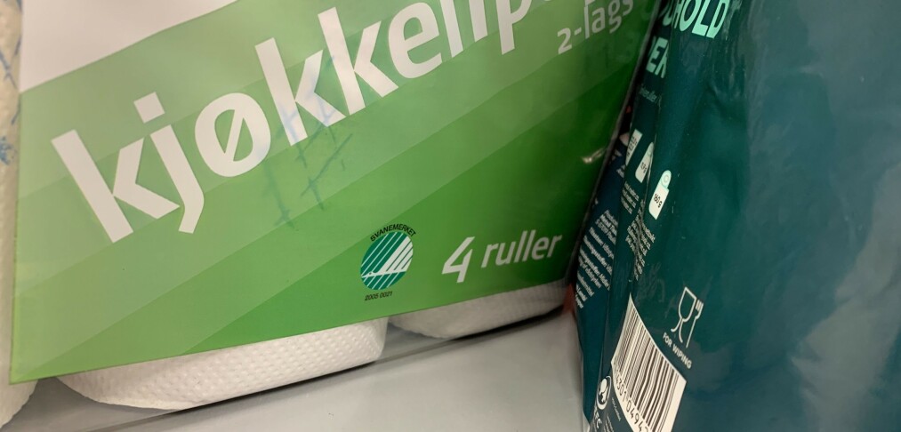 Ikke bruk dette tørkepapiret til mat Ikke bruk dette tørkepapiret til mat