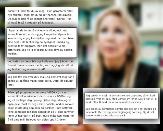 OPPSTARTSMAIL: Deltakerne Dagbladet har snakket med mener løftene som ble gitt innledningsvis ikke er holdt. Foto: Christan Roth Christensen/Dagbladet og skjermdump. OPPSTARTSMAIL: Deltakerne Dagbladet har snakket med mener løftene som ble gitt innledningsvis ikke er holdt. Foto: Christan Roth Christensen/Dagbladet og skjermdump.
