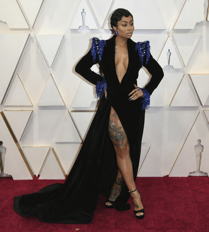 <strong>VISER FREM:</strong> Blac Chyna hadde en av de mer avslørende kjolene på Oscar-utdelingen natt til mandag. Foto: NTB scanpix <strong>VISER FREM:</strong> Blac Chyna hadde en av de mer avslørende kjolene på Oscar-utdelingen natt til mandag. Foto: NTB scanpix