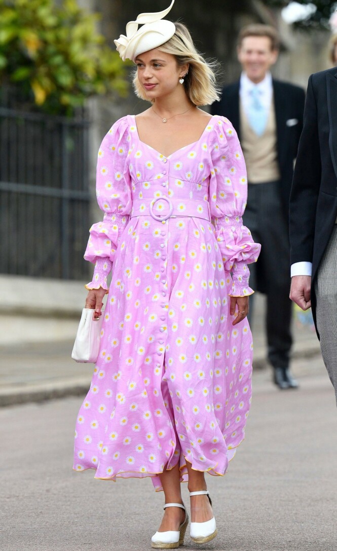 <strong>FASHIONISTA:</strong> Lady Amelia Windsor har pyntet seg for bryllupet til Gabriella Windsor og Thomas Kingston som var i fjor sommer. Foto: NTB Scanpix. <strong>FASHIONISTA:</strong> Lady Amelia Windsor har pyntet seg for bryllupet til Gabriella Windsor og Thomas Kingston som var i fjor sommer. Foto: NTB Scanpix.