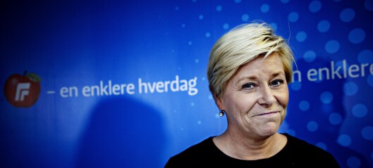 Siv tar gjenvalg som partileder Siv tar gjenvalg som partileder