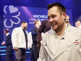 MICHELIN: Speilsalen restaurant med Christopher Davidsen i spissen fikk sin første Michelin-stjerne i februar i år. Her fra utdelingen i Olavshallen i Trondheim. Foto: Ole Martin Wold / NTB scanpix MICHELIN: Speilsalen restaurant med Christopher Davidsen i spissen fikk sin første Michelin-stjerne i februar i år. Her fra utdelingen i Olavshallen i Trondheim. Foto: Ole Martin Wold / NTB scanpix
