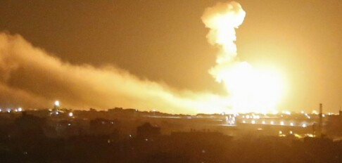 Bomber Gaza etter rakettangrep