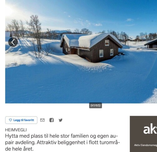 Finn: Slik så annonsen ut. Foto: Skjermdump Finn: Slik så annonsen ut. Foto: Skjermdump