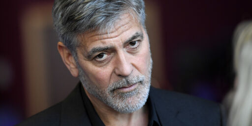 image: George Clooney rystet