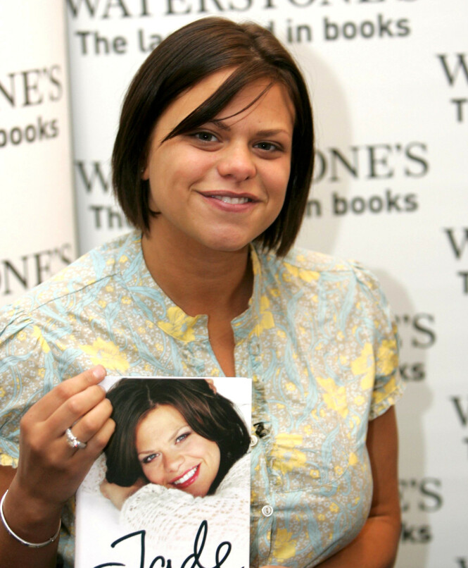 FORFATTER: I 2006 ga Jade Goody ut sin første selvbiografi. Foto: NTB Scanpix FORFATTER: I 2006 ga Jade Goody ut sin første selvbiografi. Foto: NTB Scanpix
