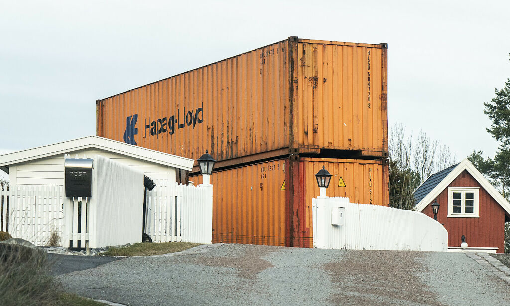 image: Fjerner containermur mot Røkke-eiendom